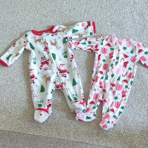 Carter's Other - Carter's Holiday Newborn Footie PJs